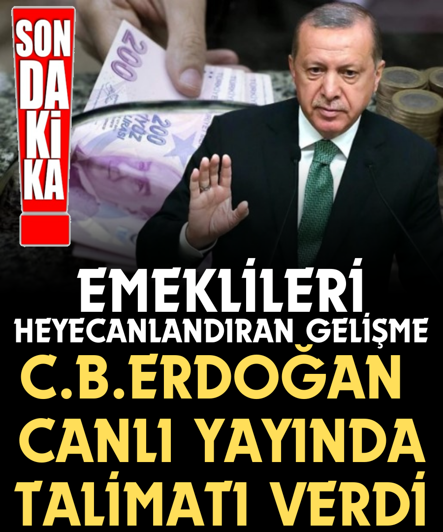 Cumhurbaşkanı Erdoğan canlı yayında talimat verdi... 