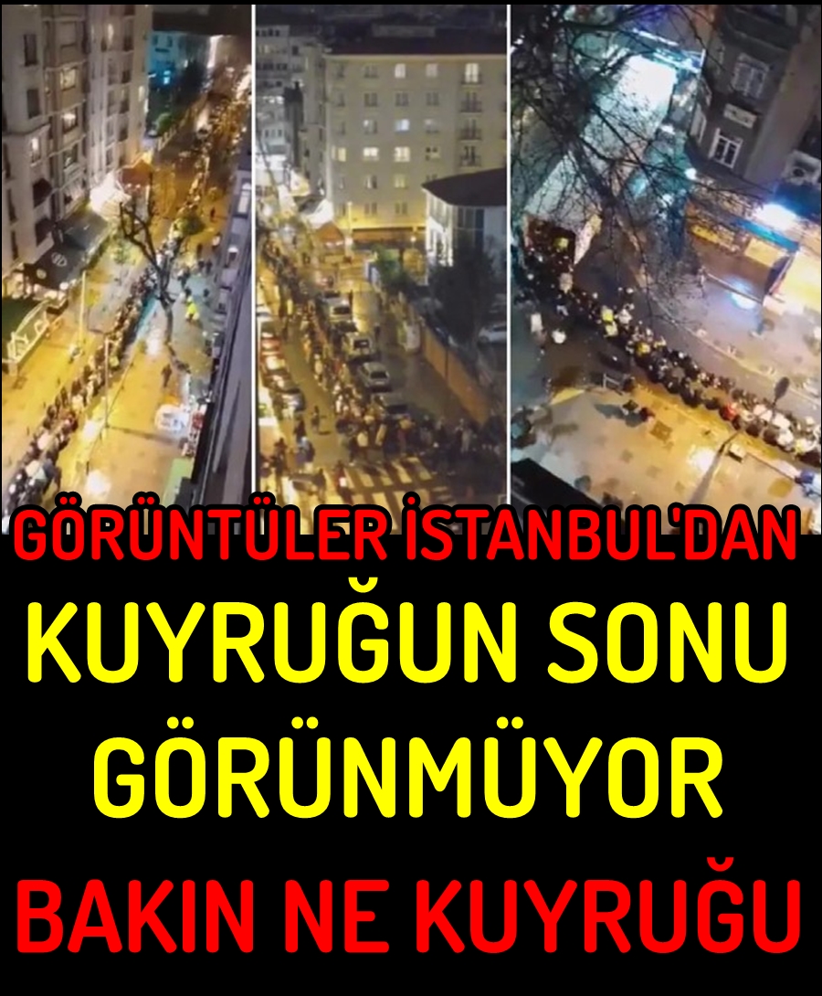 Görüntüler İstanbul'dan! Dünyada bunun bir örneği daha yok !